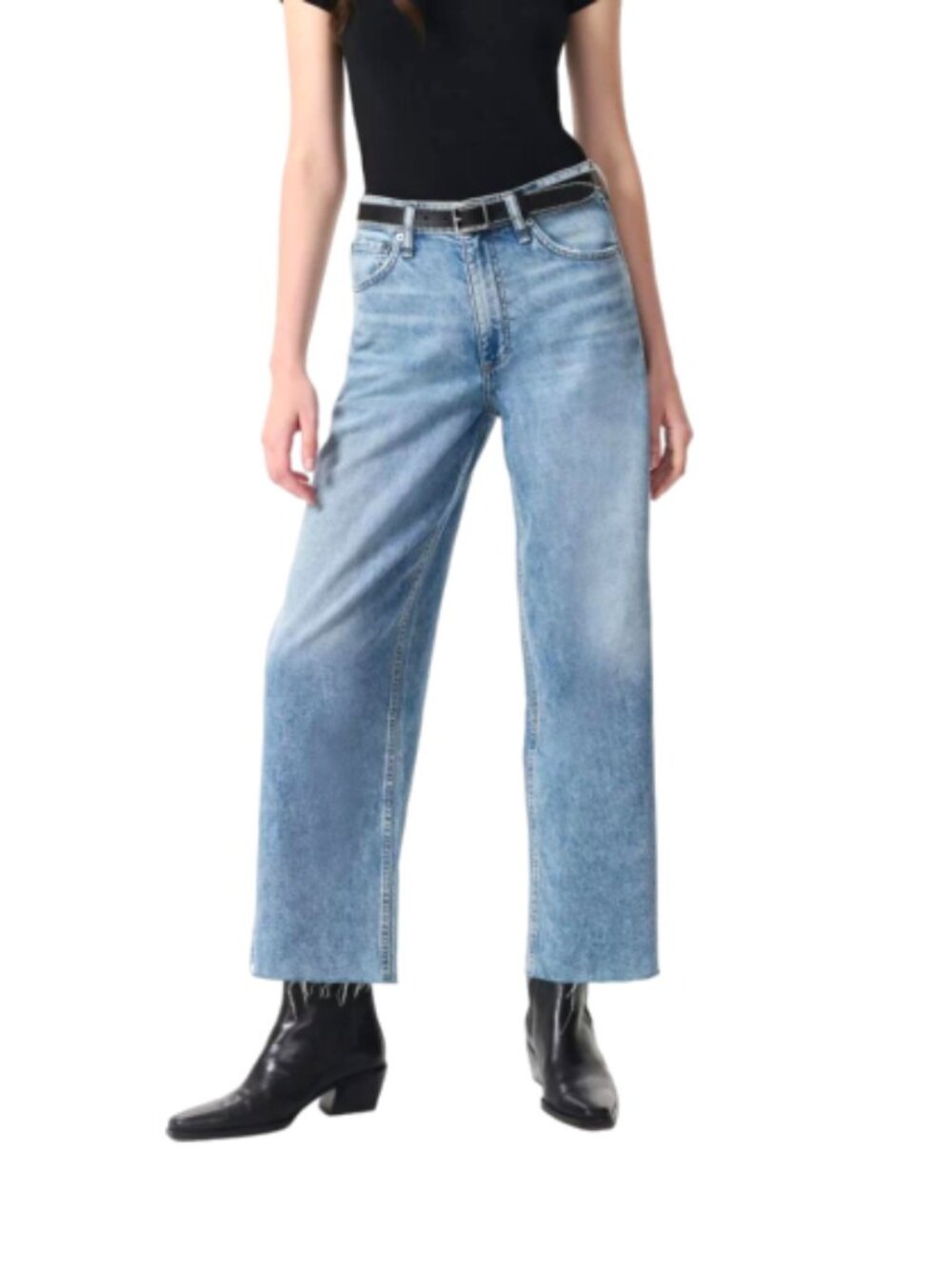 rag & bone Andi Ankle-Length Jeans Featherweight in Beacon